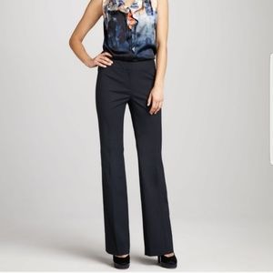 Elie Tahari Blue Gray Wool Cotton Pants 2